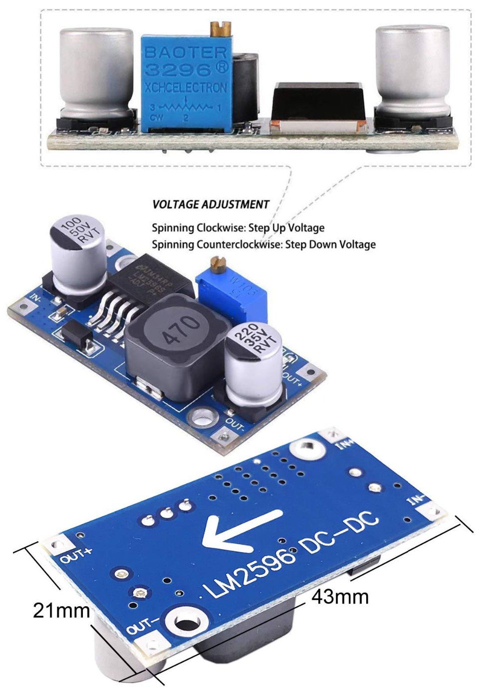 Fuente Dc-DC 1.5-35v